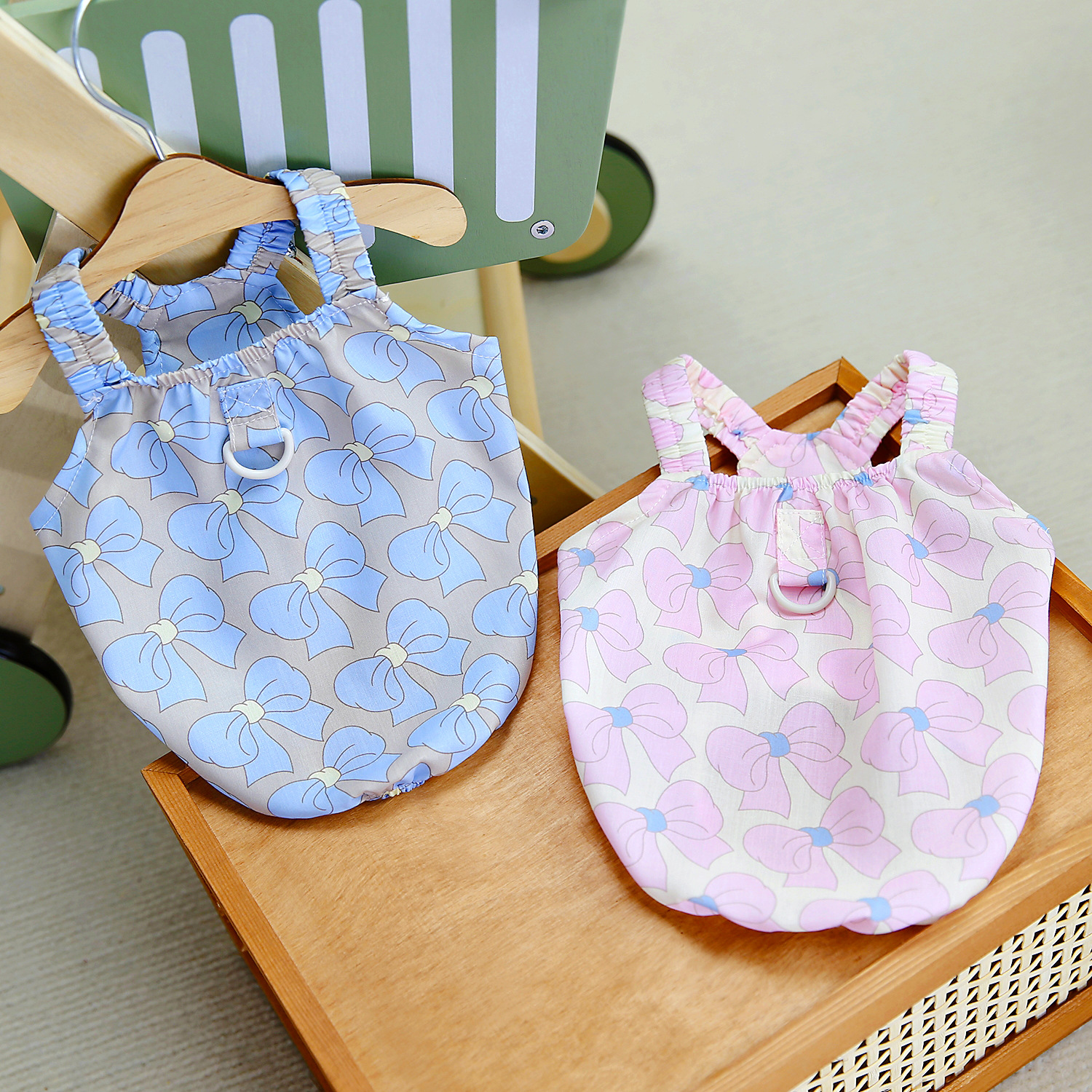 Pet dog clothes pet clothing spring and summer bibie bear Teddy pet…