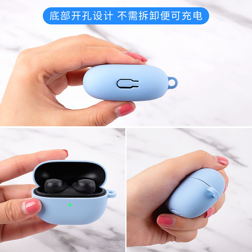 Fábrica aplicable rojo mi Buds3 juventud versión cubierta protectora Buds4lite auriculares Bluetooth con hebilla de silicona cubierta protectora