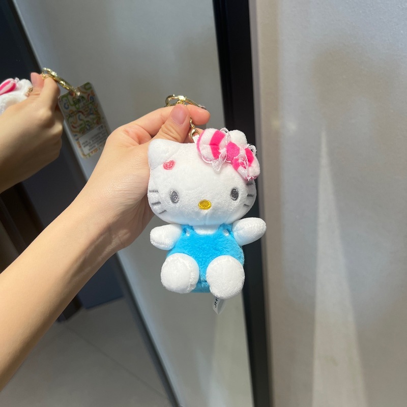 正規認定 ハローキティ クラシック 座り姿勢 かわいい 小さなペンダント ぬいぐるみ ペンダント キーホルダー|undefined