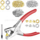 Cross-border best selling 6mm air eye pliers grommet with 100 200 400 gold silver air eye corns suit