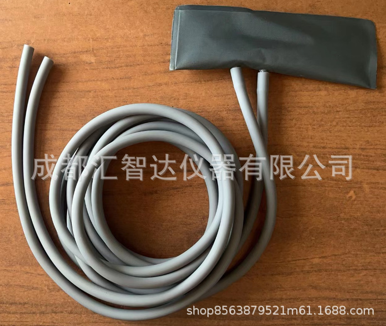 TPU深灰色血压气囊管长2米双管