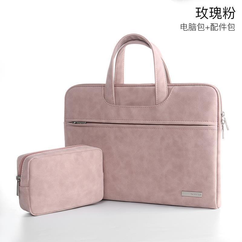 프로스티드 마이크로 벨벳 모델 - 로즈 핑크 + 파워팩 [트롤리 스트랩 + 히든 핸드백 포함]