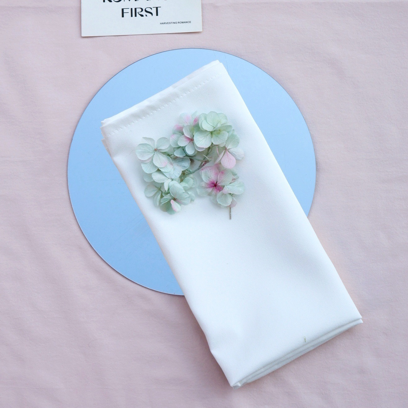 Servillas algodón poliéster servillas cuadradas hotel de boda transfronterizas decoración de mesa de comedor occidental almohadilla de Navidad servillas