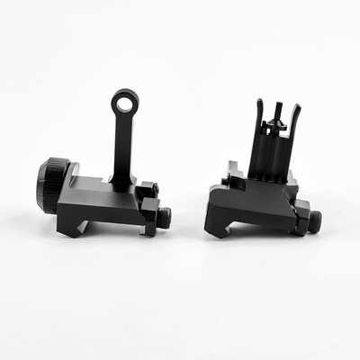 KAC300/600金属机瞄折叠瞄AR15M4金属配件机瞄配件金属准星照门|ms