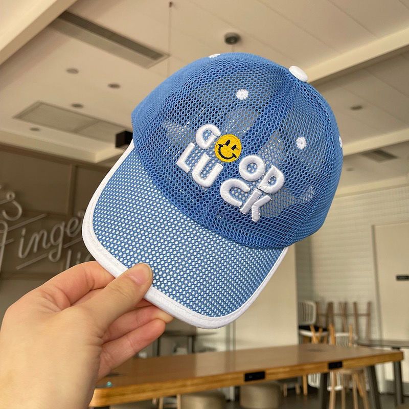 Blue tape, baseball cap