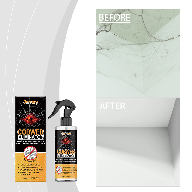Jarrary Spider Web Removal Spray - Dust Removal and Cleaning for Ceiling Corners, Suitable for Home Use, Does Not Damage Walls Jarrary Spider Web Removal Spray - Dust Removal and Cleaning for Ceiling Corners, Suitable for Home Use, Does Not Damage Walls