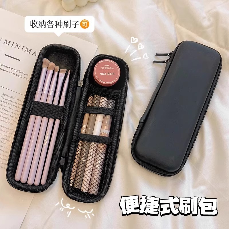 Makeup Brush Storage Bag, Large Capacity, Portable for Women, 2025 New Model, Travel-Specific Eyeshadow Brush and Powder Brush Pouch Box Makeup Brush Storage Bag, Large Capacity, Portable for Women, 2025 New Model, Travel-Specific Eyeshadow Brush and Powder Brush Pouch Box