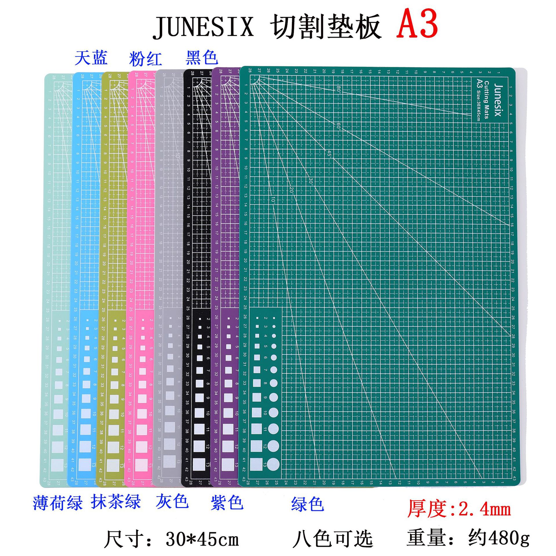 Almohadilla de corte A4 A3 sello de goma almohadilla de talla Escala de tablero de color almohadilla de PVC tablero de corte almohadilla de corte de papel