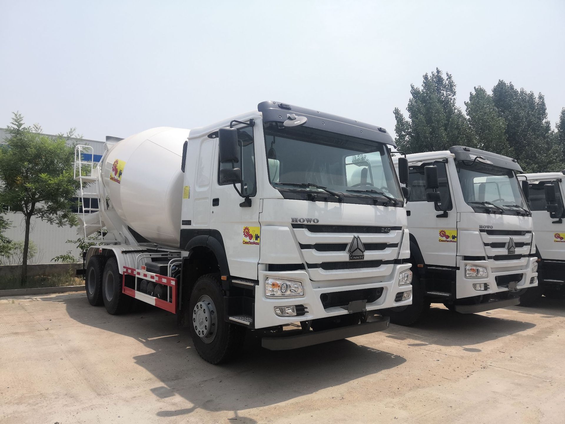 sinotruk howo中国重汽豪沃8方混凝土搅拌运输车出口18953179828