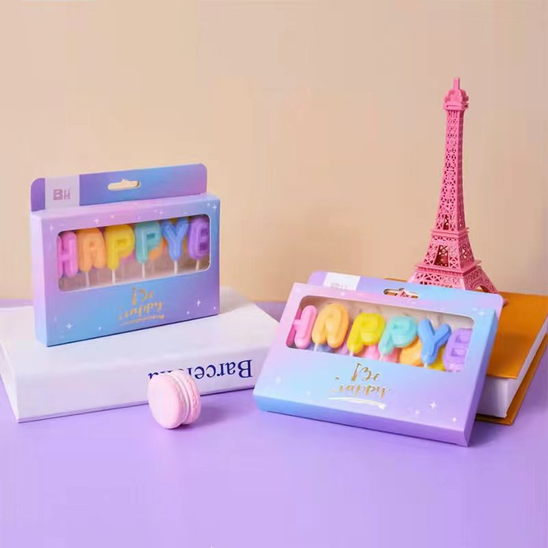 1 Set Quantity Party Occasion Birthday Letter Paraffin Party Candle 1 Set
