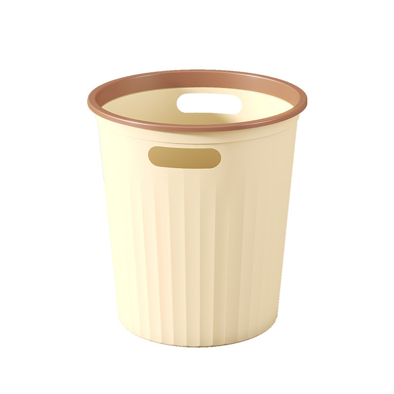 ゴミ箱プラスチック家庭用リビングルーム寝室キッチンオフィスホテルトイレレストラン寮厚いゴミかご|undefined