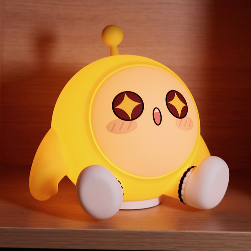 Lámpara Nocturna de Silicona con Diseño de Nube, Popular en el Extranjero, Recargable, Lámpara de Mesa Creativa, Luz de Ambiente Y