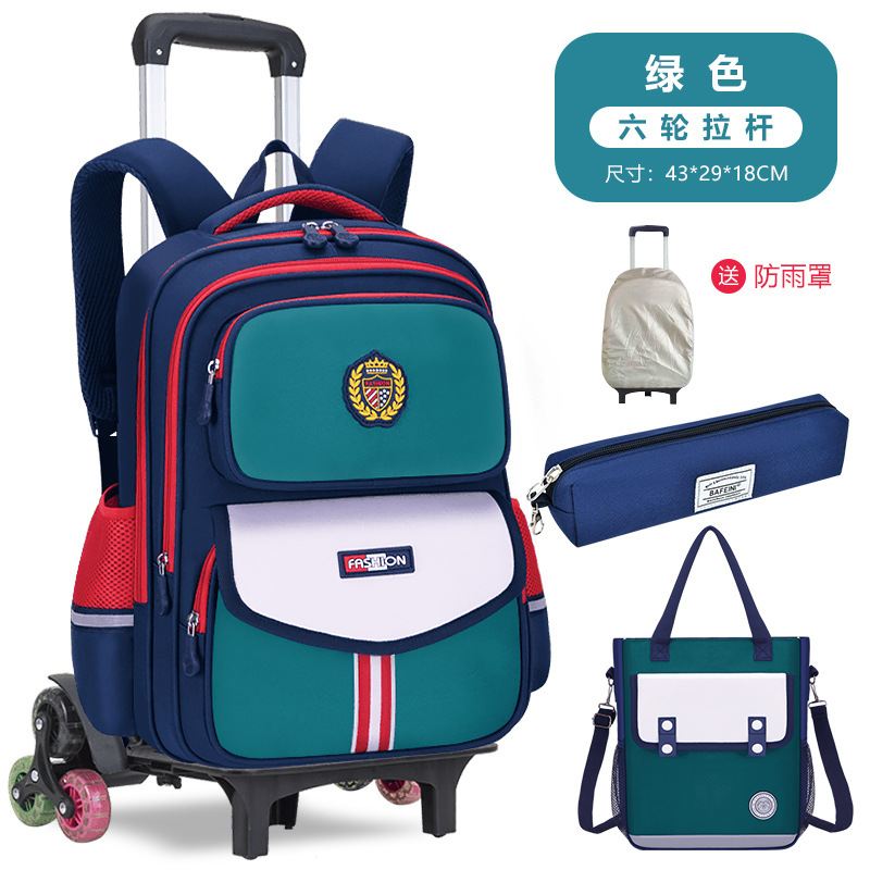 26 nuevas mochilas de tirón para estudiantes de primaria de grado uno, dos, tres a seis mochilas impermeables para niños de gran capacidad