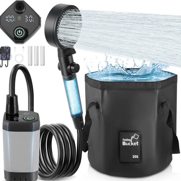 【HW-02-1】풀스크린 모델 6000MA 그레이 + P17 필터 핸드 스프레이 + 버킷 + 건 + 필터 3개