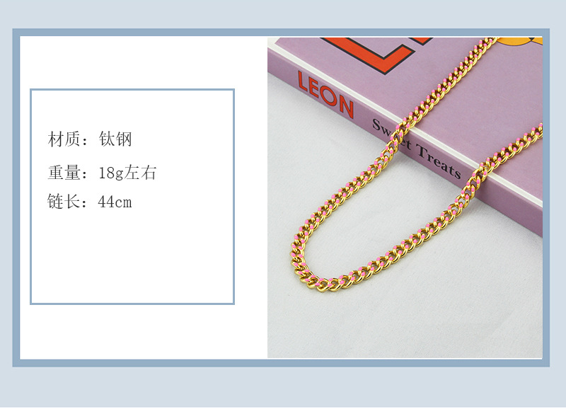 European and American Ins Religious Series Combination Necklace Female Copper-Plated Gold Simple Cro