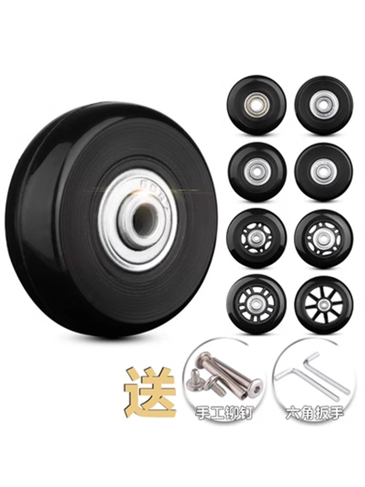 Suitcase, rolling luggage, travel case, universal wheel replacement, rubber wheel, caster, wheel rim, repair and maintenance accessories