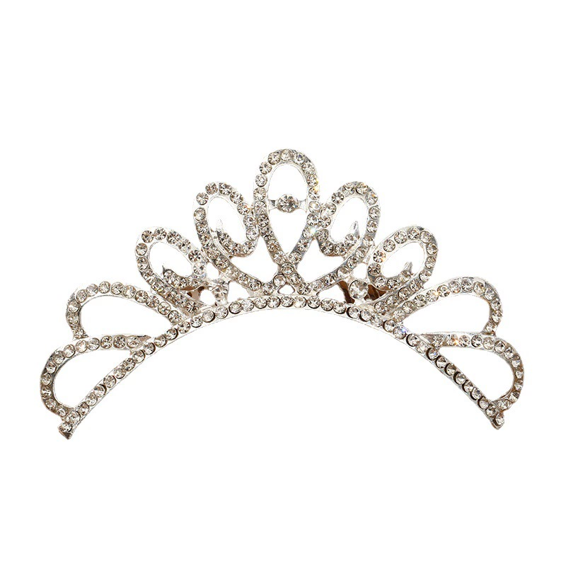 Детская металлическая тиара princess, блестящие стразовые ободки для волос, подарок на день рождения, несколько стилей