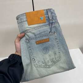 3932 L家正确版轻奢潮品26驴牌男士春夏牛仔裤高级感大牌直筒长裤