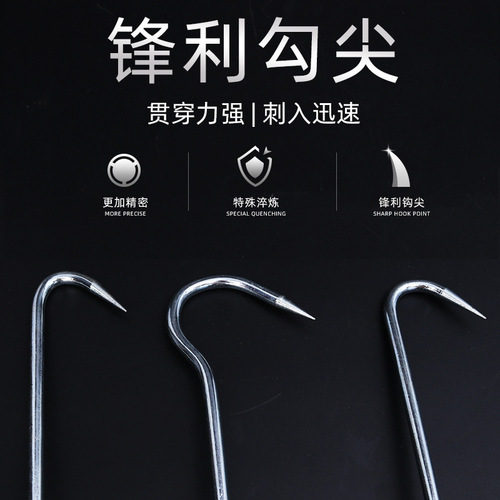 Galvanized T-shaped pork hook wholesale, beef and mutton T-shaped hand-pulled hook, butchery lifting meat hook manufacturer