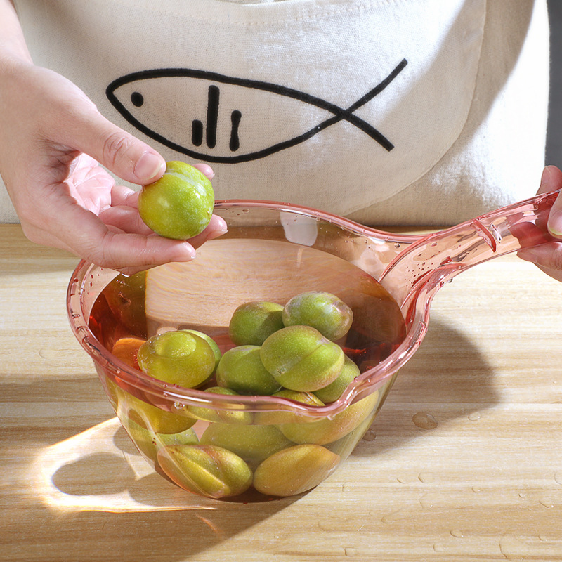 Big capacious plastic water ladle for home use