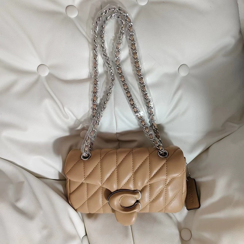 Сумка через плечо Coach Tabby 26, стежка из овчины с ромбовидной стежкой, односторонняя кроссбоди, малые и крупные размеры
