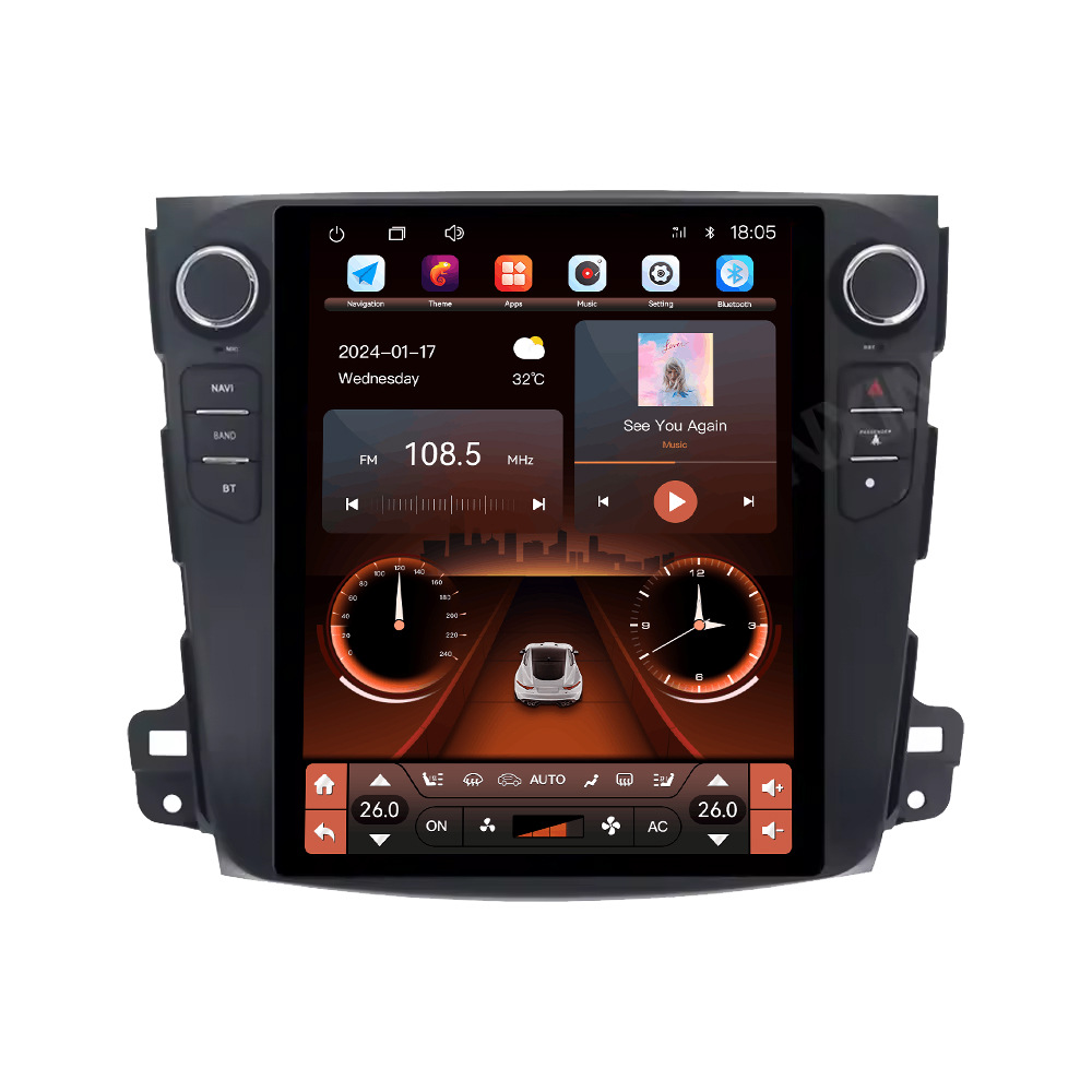 Oulande 2008 Outlander Vertical Screen Car Smart Navigation Car GPS (Other Automotive Communications) - 8-core-8g256gcp