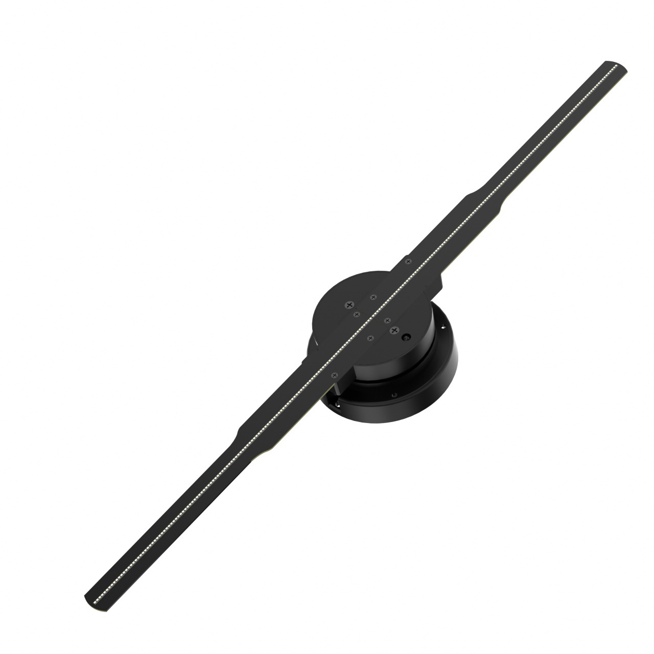 Máquina de publicidad de ventilador holográfico a ojo desnudo proyector 3D estereoscópico de imagen rotatoria LED pantalla ultra clara explosiva transfronteriza