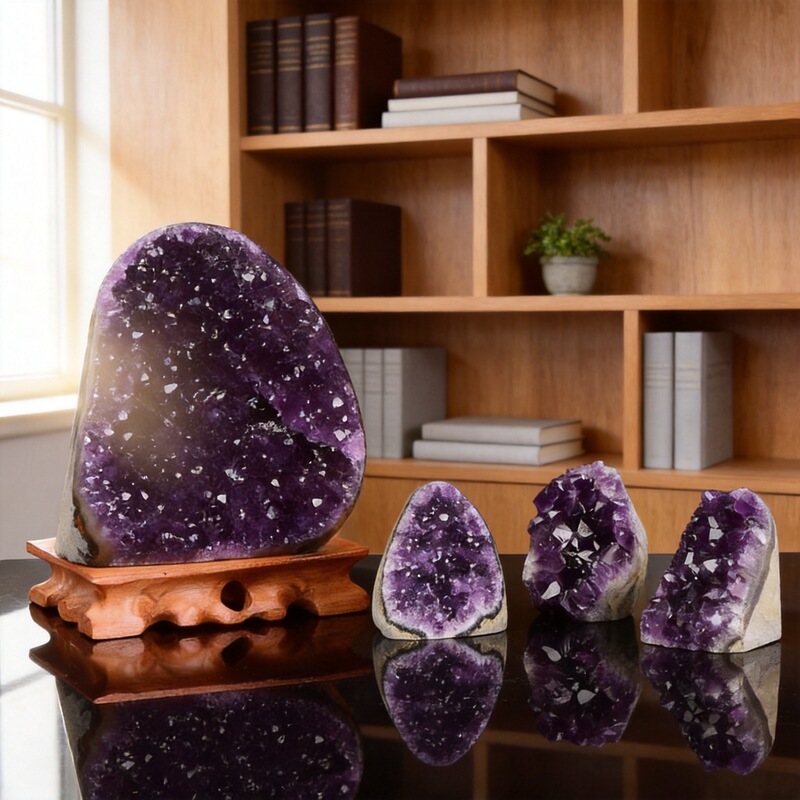 Cross-Border Hot-Selling Natural Amethyst Array, Brazilian Deep Amethyst Array, Crystal Crafts, Decorative Ornaments Cross-Border Hot-Selling Natural Amethyst Array, Brazilian Deep Amethyst Array, Crystal Crafts, Decorative Ornaments