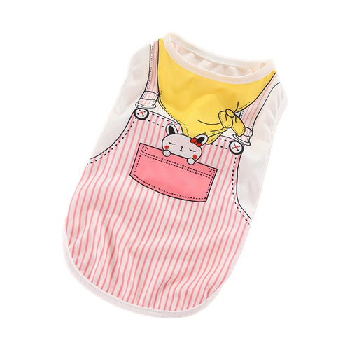 Thin Spring Puppy Vest Teddy Cat Pet Clothes Cat Summer French Bulldog Small Puppy Bichon Frize Summer Clothes