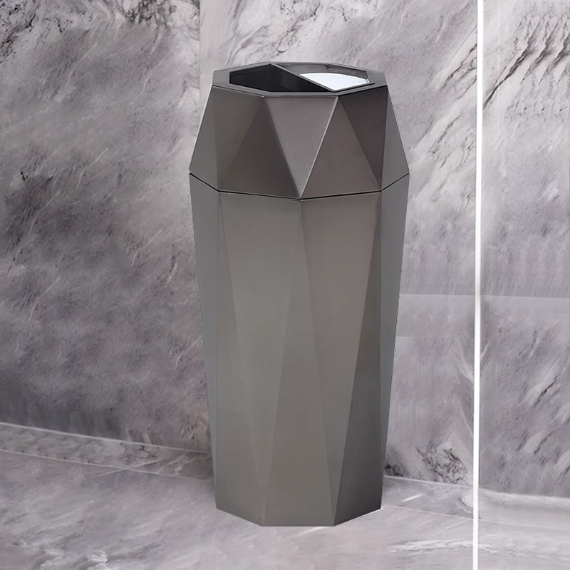 Basero comercial de acero inoxidable creativo Cenicero vestíbulo del hotel Club ascensor pasillo de entrada Cenicero