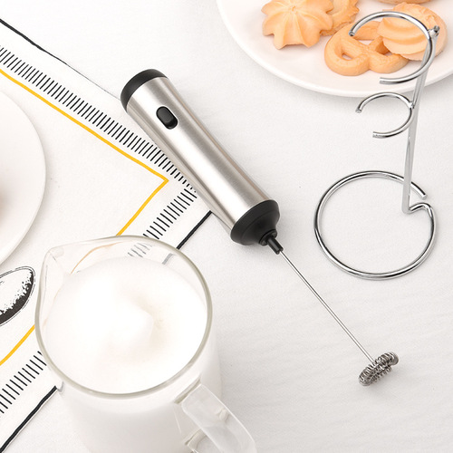 New Cross-border Exclusive Milk Foam Maker Coffee Foam Maker Household Electric Milk Foam Machine Mini Charging Milk Stirrer