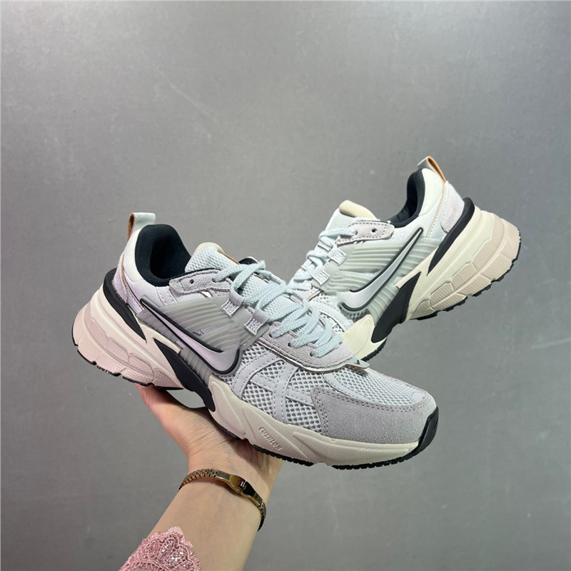 純粋なオリジナル V2K レトロお父さん靴コントラストカラートレンディなジョギングシューズメッシュ通気性スポーツシューズクッション性と耐摩耗性ランニングシューズ|undefined
