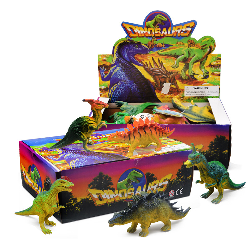 Estación Europea juguetes de dinosaurios para niños simulación al por mayor 12 dinosaurio modelo animal traje especial dragón regalo para niños