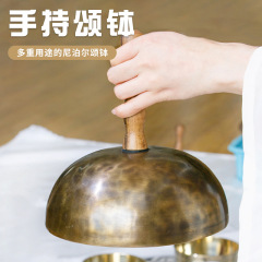 ネパール手作り手持ちシンギングボウルスティック取り外し可能な瞑想ヨガヒーリング仏音ボウルチベットシンギングボウル卸売