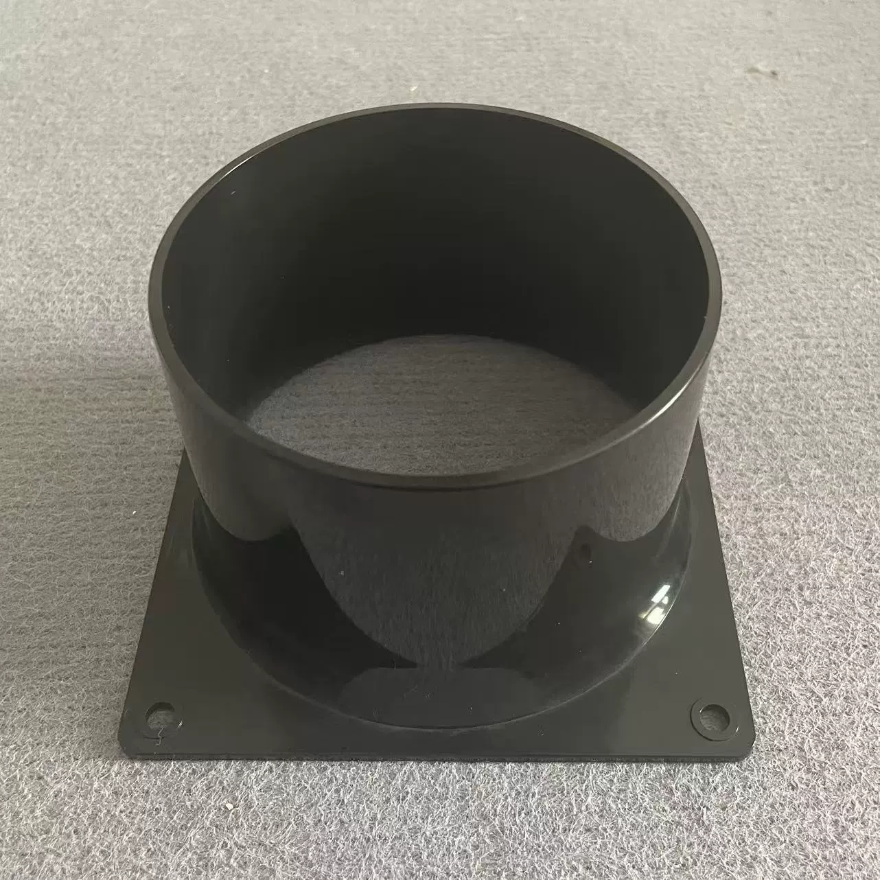 # Производитель прямых фланцев с квадратным дном 100, вентилятор с электрической коробкой, вентилятор из АБС-пластика, квадратный нижний фланцевый разъем, формула