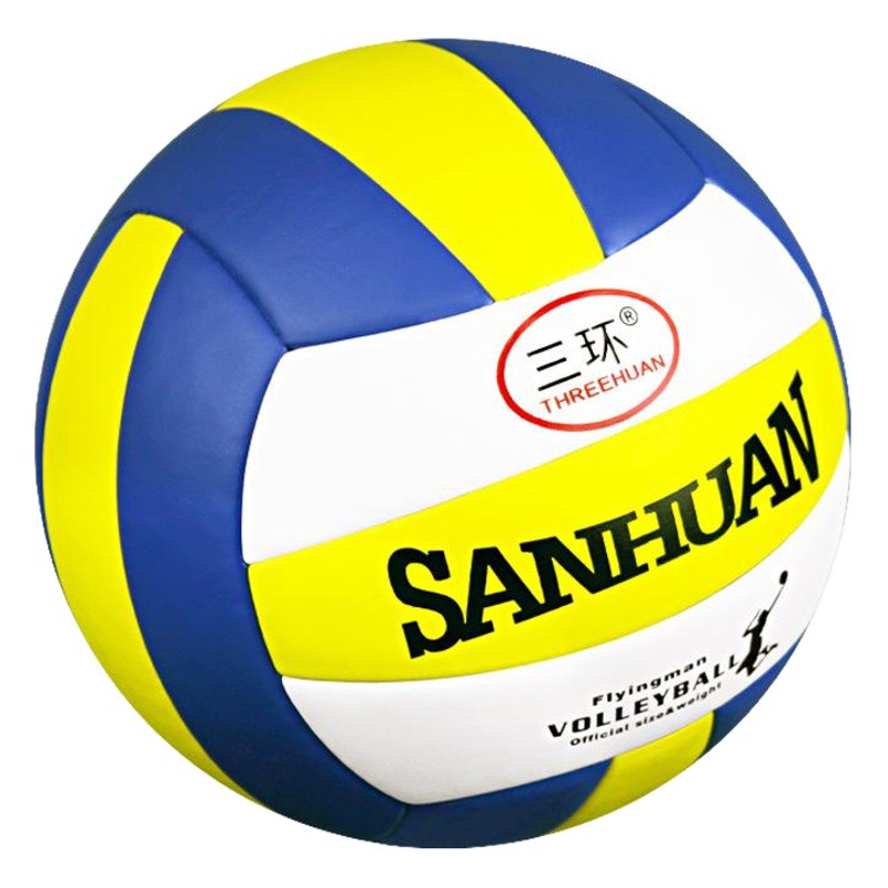 Factory wholesale three ring volleyball high school entrance examination training competition inflatable soft explosion-proof five 5 PU beach volleyball for men and women