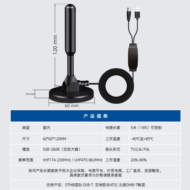 5m polished rod + dual amplifier