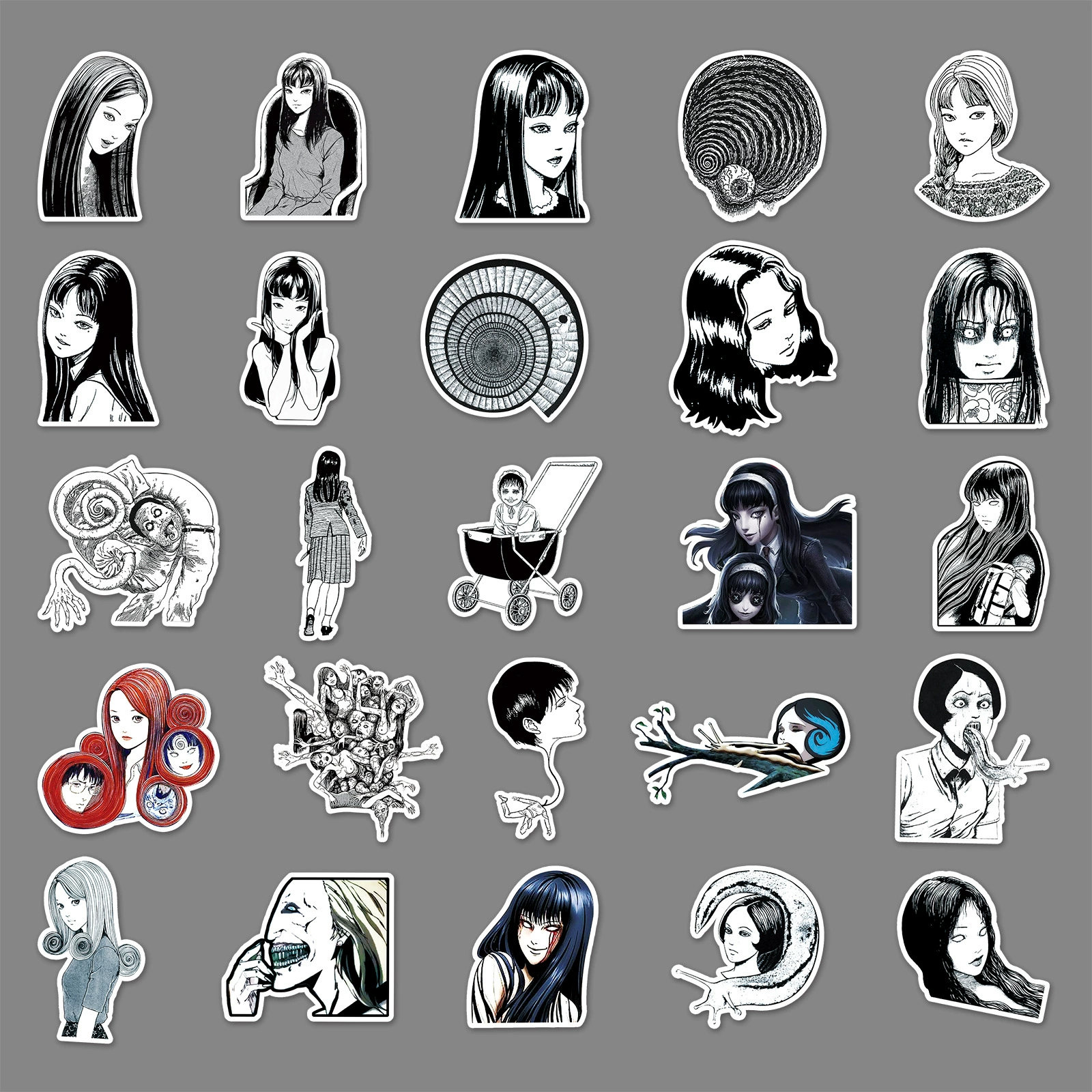 Cartoon suitcase, waterproof sticker, graffiti, DIY