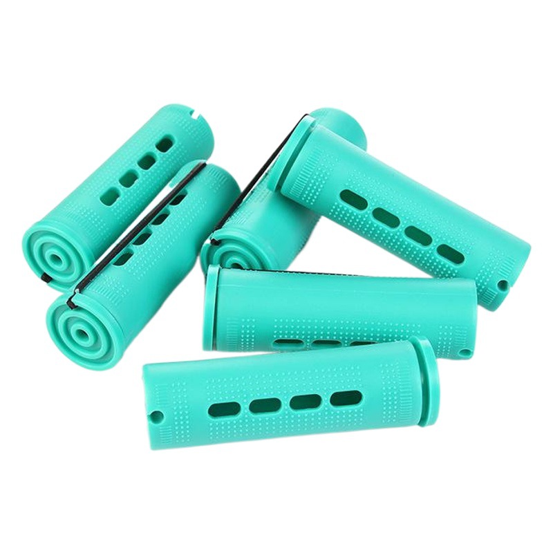Cross-border multi-size hair curler with cover American cold iron rod curler perm tool plastic hair curler wholesale