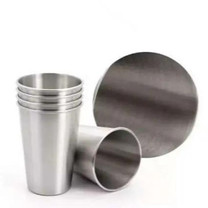 Korean-style high-quality 304 stainless steel thickened water cup single-layer cup set for barbecue restaurants, outdoor campsites, and commercial use Korean-style high-quality 304 stainless steel thickened water cup single-layer cup set for barbecue restaurants, outdoor campsites, and commercial use
