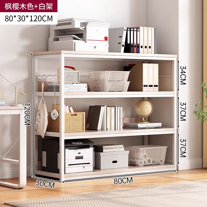 Estante de almacenamiento de piso integrado contra la pared estante de almacenamiento multicapa estante de biblioteca estante de oficina estante de almacenamiento armario