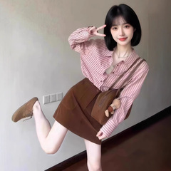 秋季女装2025新款韩系穿搭配一整套时尚巨好看高级感衬衫两件套