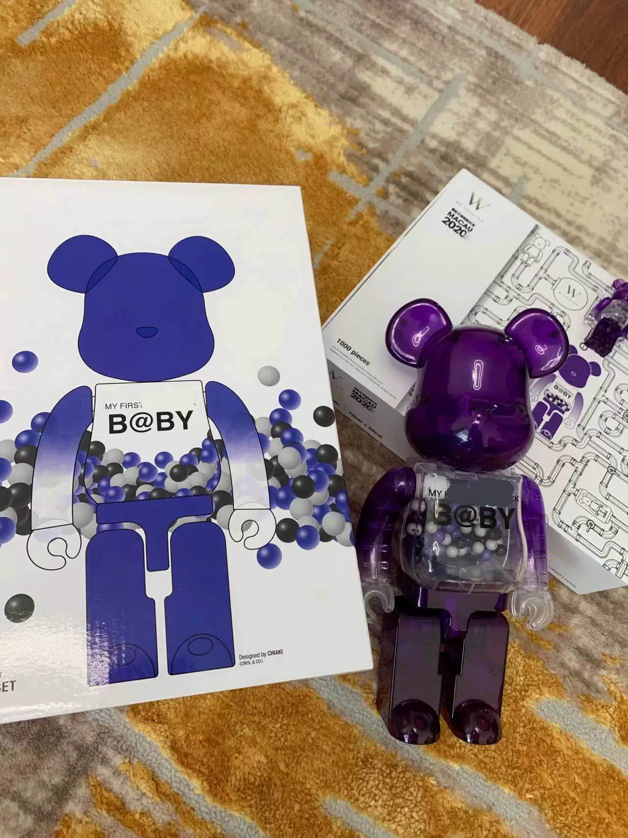 Bearbrick 400% Violent Xiong Fan Gogh — фигура «Подсолнух», кролик, звезда, луна, поверхностный трендовый дизайн