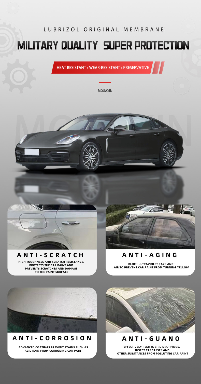 1.83*15m Tpu Car Paint Protection Film Super Hydrophobic Self-Healing Invisible Car Wrap Transparent Protective Film Ppf