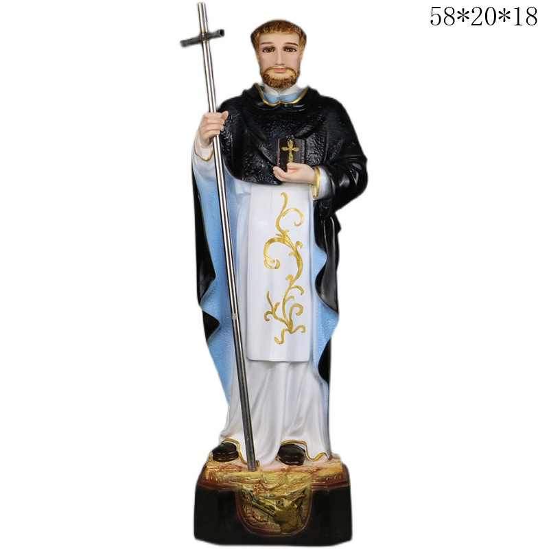 60cm santo dominico adornos estatuas miradas estatuas decoración de la casa iglesia sala de estar