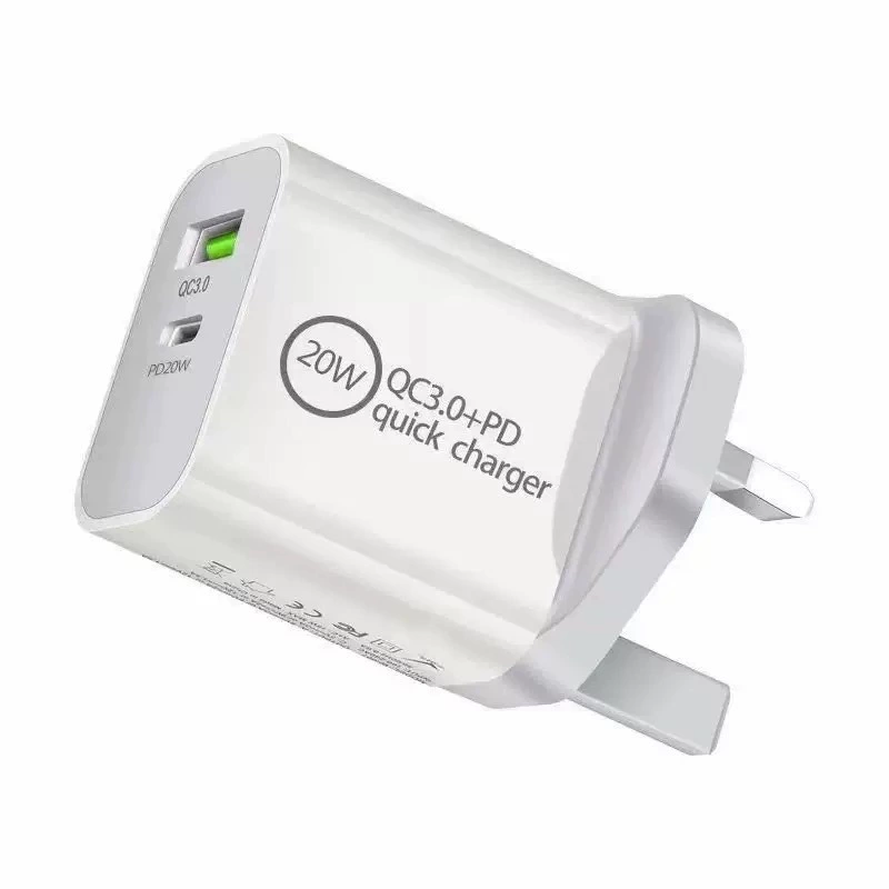 Поставка QC3.0+PD20W быстрая зарядка для мобильного телефона, 20Вт, разъём USB-A+C, Australian SAA сертификация