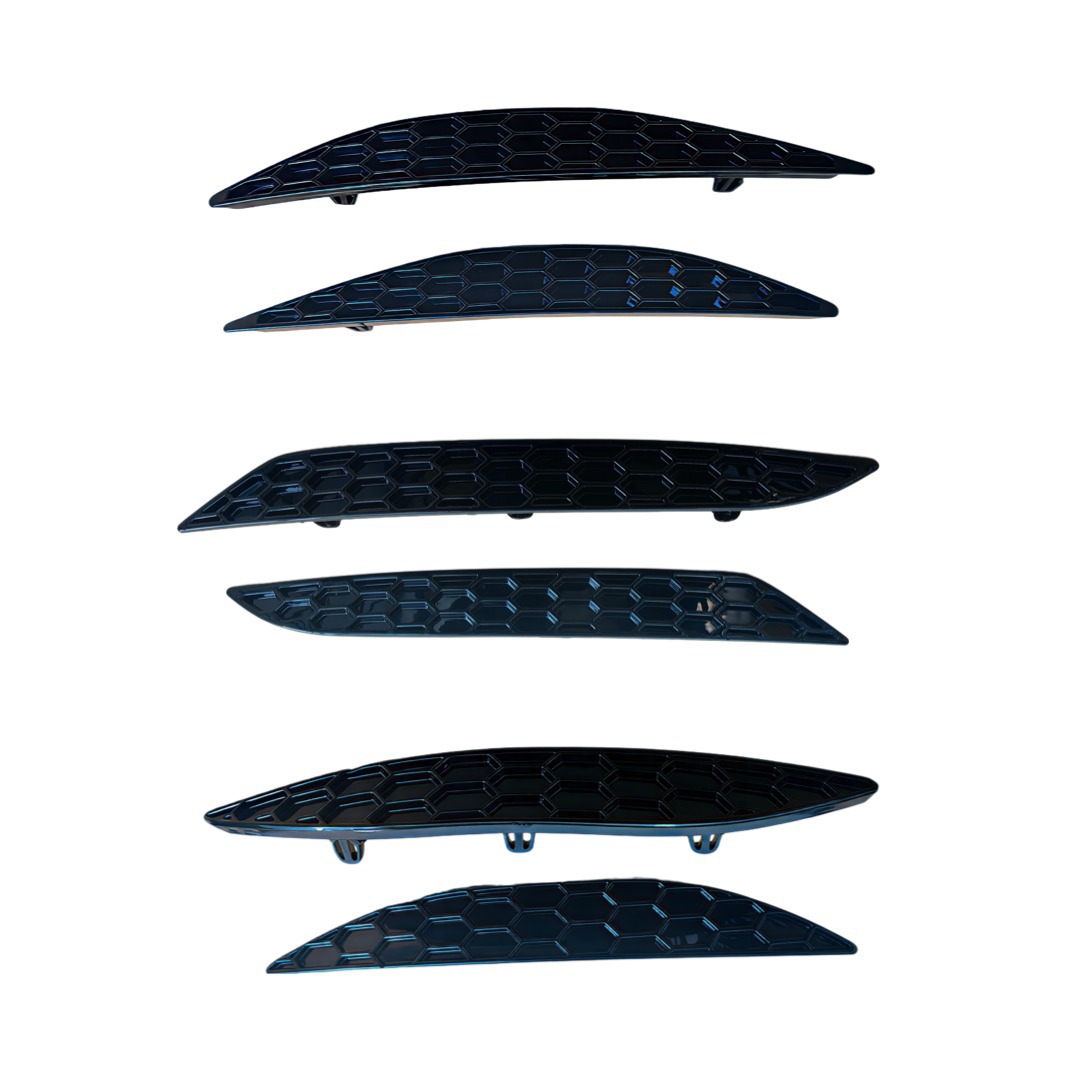 Suitable for 13-19 Golf 7-7.5 Honeycomb Rear Bumper Decorative Panel Modification Light Reflector Replacement Honeycomb Trim