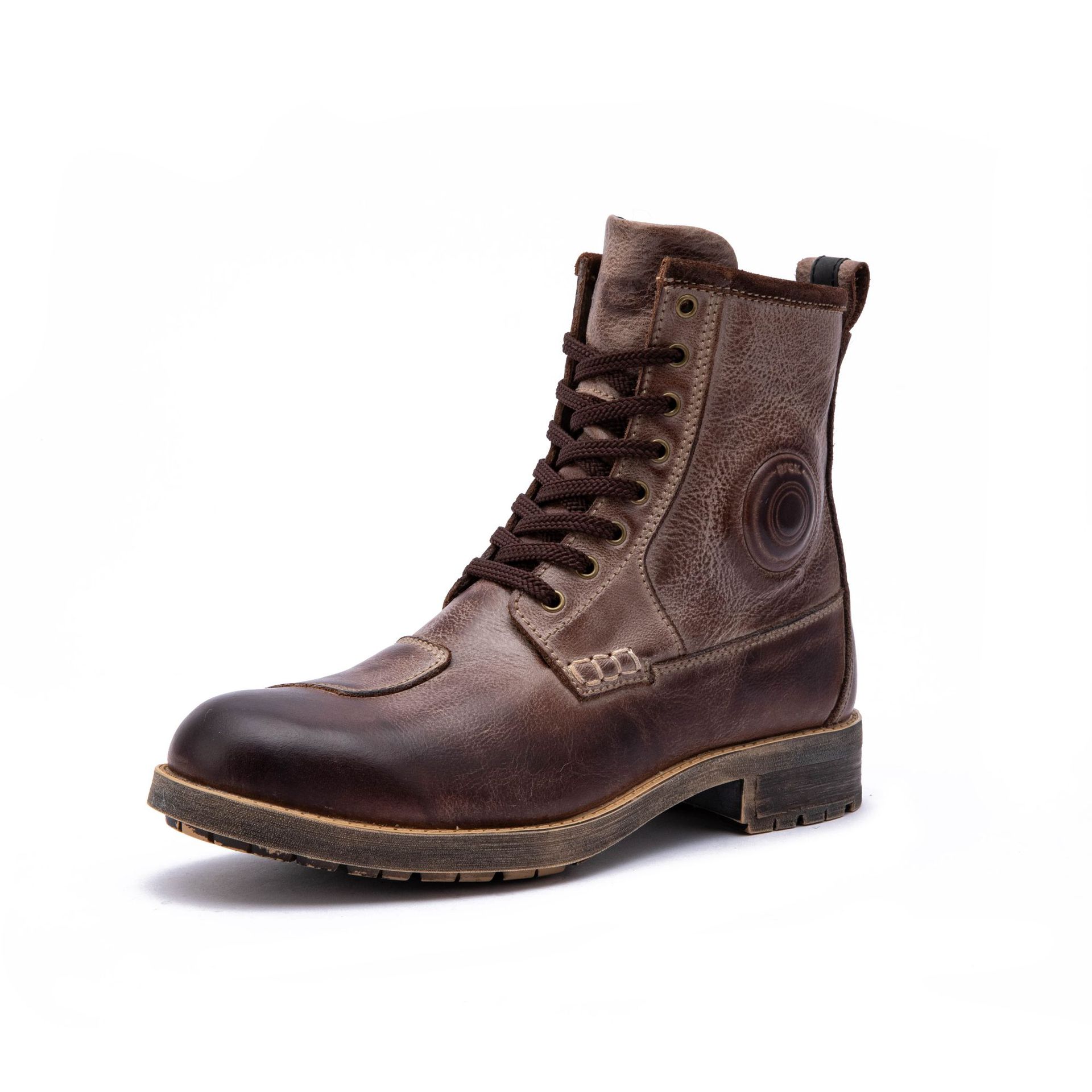 arcx Yakuqi L60900 Motorcycle Retro Riding Boots Non-Slip Road Waterproof Casual Cowhide Boots