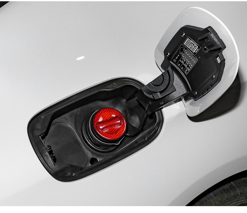 Cross-Border Suitable for Mercedes-Benz Multi-Purpose Car Decoration Dry Carbon Inner Fuel Tank Cover Real Carbon Fiber Decorative Stickers Exterior Modification Decorative Parts