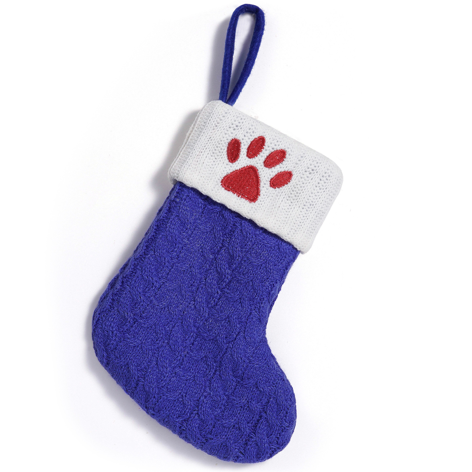 Navidad transfronteriza decoración de punto multicolor calcetines de Navidad letras creativas bordado calcetines ventana colgante de árbol de Navidad